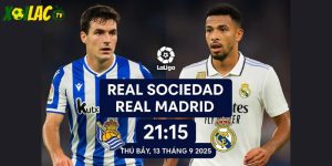 Real Sociedad vs Real Madrid lúc 21h15 ngày 13/09/2025
